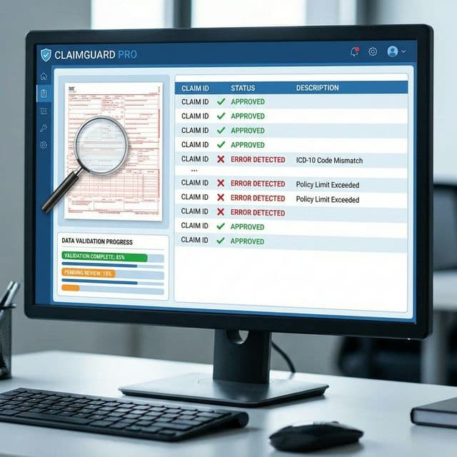 Pre-Submission Scrubbing - Every claim runs through our proprietary acting engine, which checks against 3,000+ payer-specific rules and Local Coverage Determinations (LCDs).